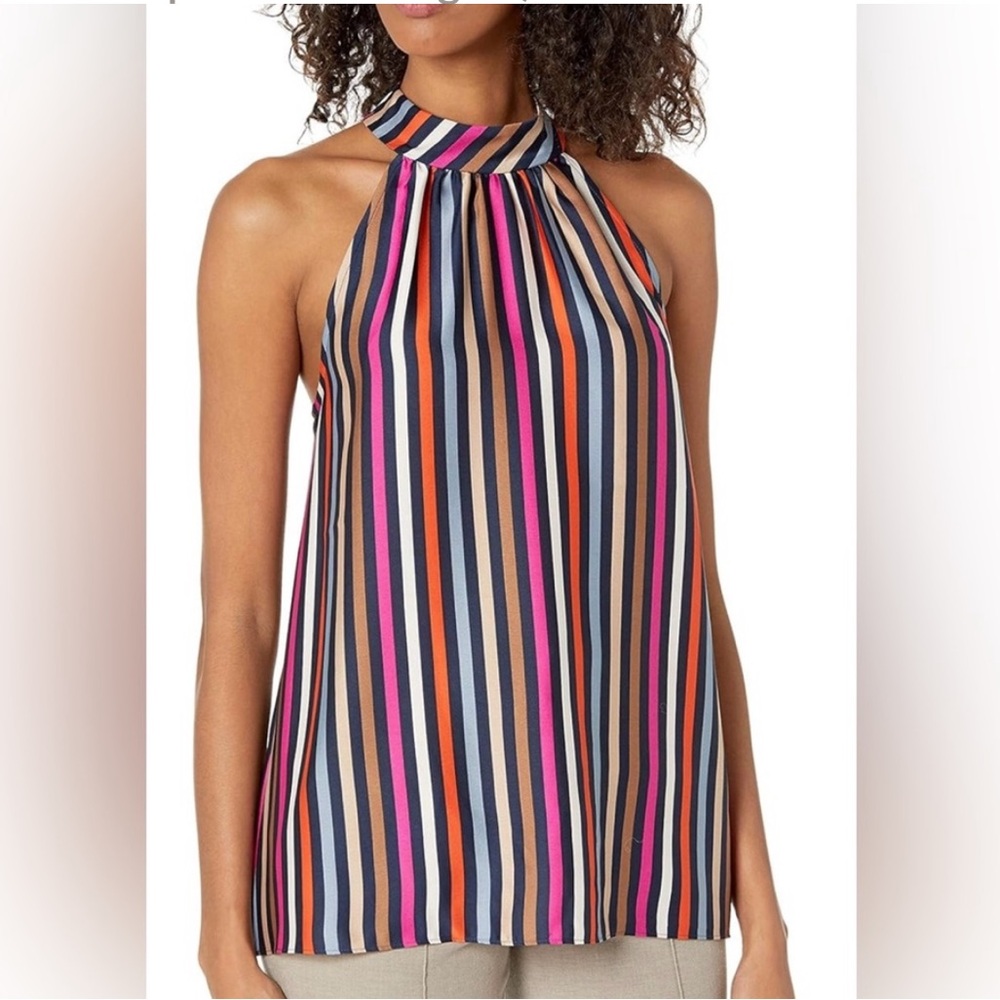 Trina Turk Halter Style Blouse Top